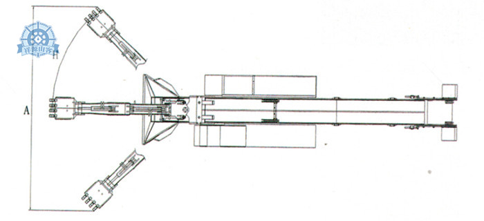 STB-80S型履带式皮带扒渣机示意图 STB-80S型履带式皮带扒渣机示意图