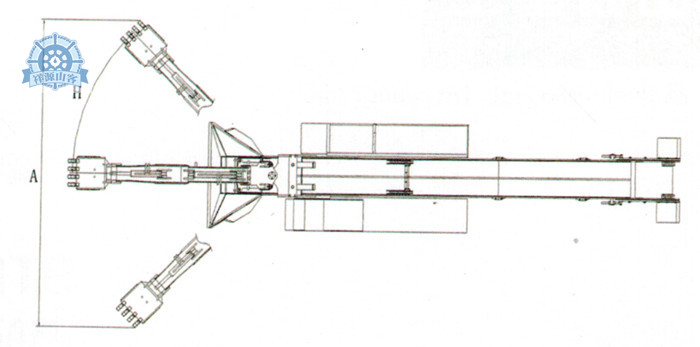 STB-180D型大坡度扒渣机示意图 STB-180D型大坡度扒渣机示意图